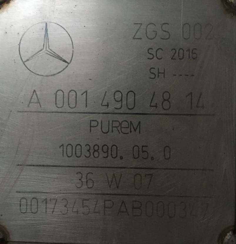 Mercedes-Benz Partikelfilter Mercedes Citaro A0014904814 Endschalldämpfer KAT ZG - Peça de reposição de Ônibus: foto 2 Mercedes-Benz Partikelfilter Mercedes Citaro A0014904814 Endschalldämpfer KAT ZG - Peça de reposição de Ônibus: foto 2