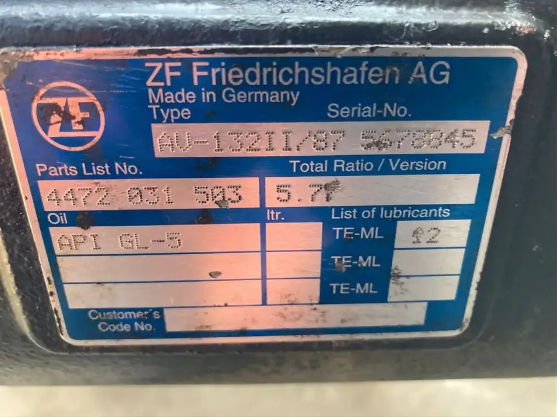 ZF Hinterachse ZF AV 132II/87 4472031503 5,77 Setra Mercedes Citaro AV 132/87 II - Eixo traseiro de Ônibus: foto 3 ZF Hinterachse ZF AV 132II/87 4472031503 5,77 Setra Mercedes Citaro AV 132/87 II - Eixo traseiro de Ônibus: foto 3