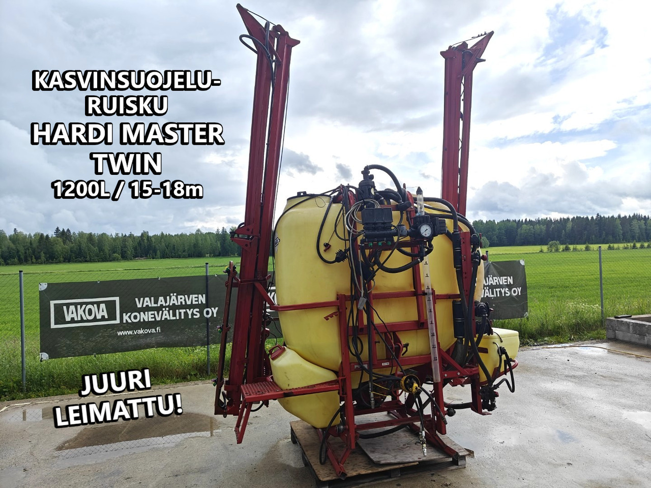 HARDI Hardi Master 1200L - 15-18m - Katsastettu - Kasvinsuojeluruisku - Pulverizador agricola: foto 1 HARDI Hardi Master 1200L - 15-18m - Katsastettu - Kasvinsuojeluruisku - Pulverizador agricola: foto 1