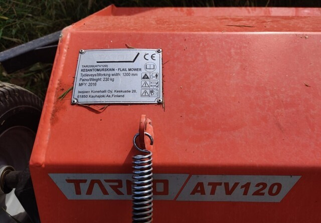 Triturador de martelos Tarmo ATV120 kesantomurskain - VIDEO: foto 6 Triturador de martelos Tarmo ATV120 kesantomurskain - VIDEO: foto 6