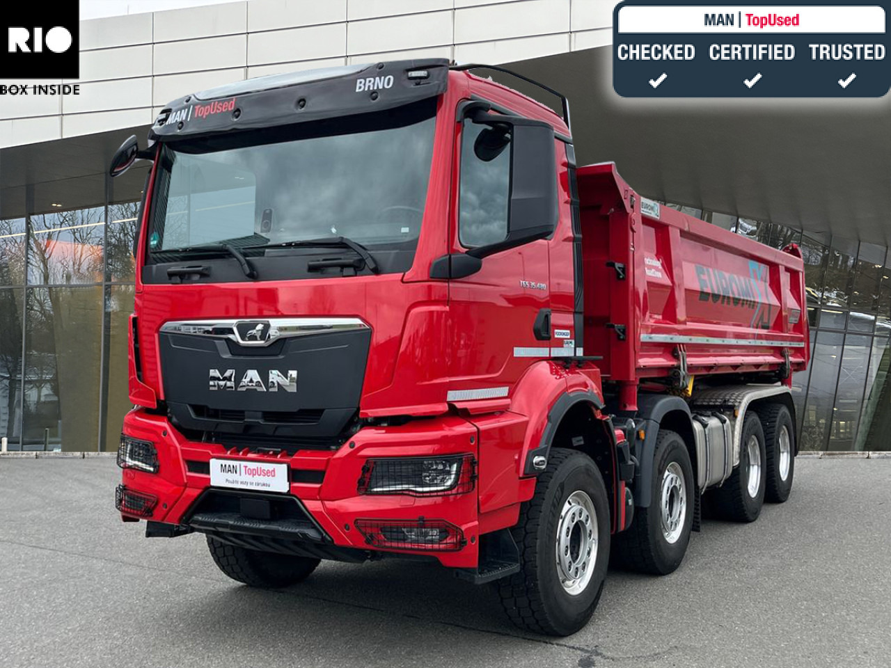 MAN TGS 35.480 8x4 BB CH WARRANTY 4/2027 Euro6 Klima - Caminhão basculante: foto 1 MAN TGS 35.480 8x4 BB CH WARRANTY 4/2027 Euro6 Klima - Caminhão basculante: foto 1