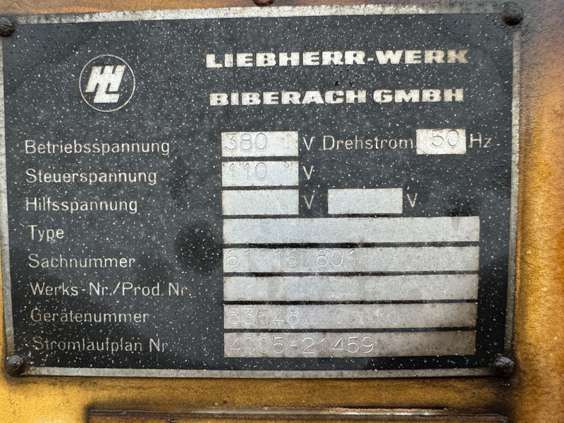 Liebherr 112EC-H 37,5kW / - Motor de Guindaste de torre: foto 5 Liebherr 112EC-H 37,5kW / - Motor de Guindaste de torre: foto 5