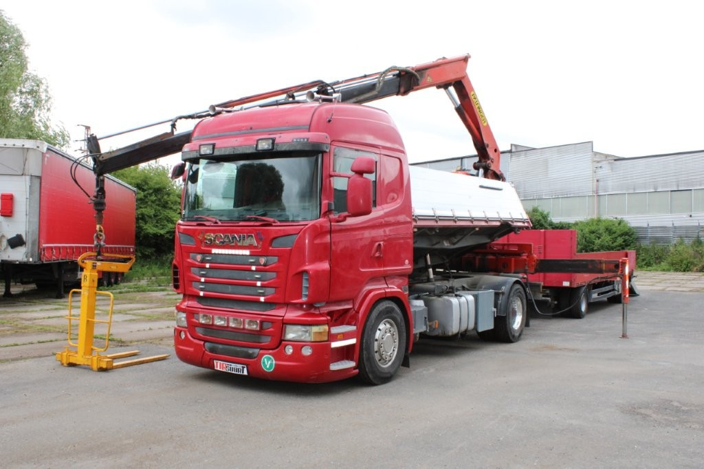 SCANIA R480 PALFINGER PK16000, EURO 5, CRANE FORKS - Caminhão basculante, Caminhão grua: foto 3 SCANIA R480 PALFINGER PK16000, EURO 5, CRANE FORKS - Caminhão basculante, Caminhão grua: foto 3