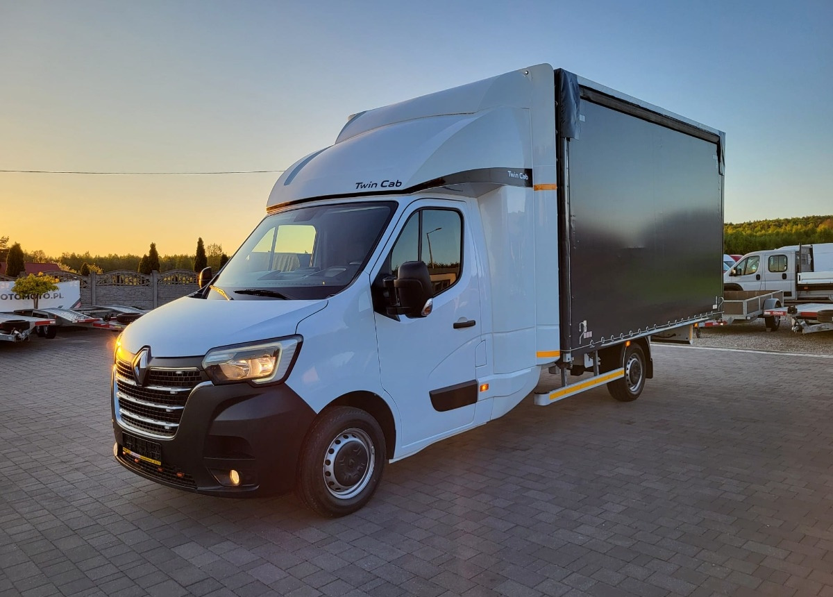 Furgão de toldo Renault Master 10 europalet Salon Polska Masrer Kabina XXL: foto 9