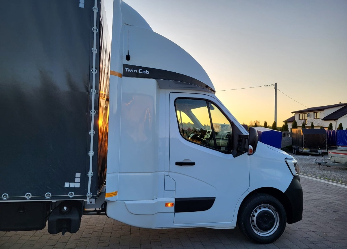 Furgão de toldo Renault Master 10 europalet Salon Polska Masrer Kabina XXL: foto 12