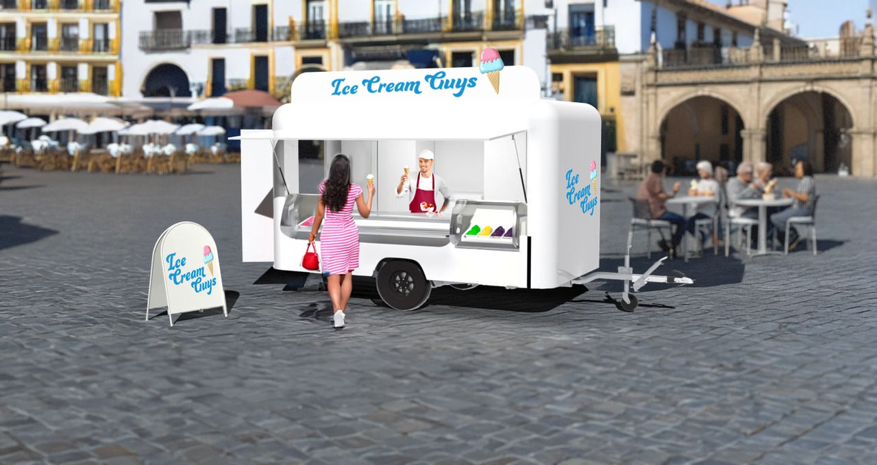 Deli Star Trailer Deli 4000 Ice Cream - EU Standard - Roulote bar: foto 1 Deli Star Trailer Deli 4000 Ice Cream - EU Standard - Roulote bar: foto 1