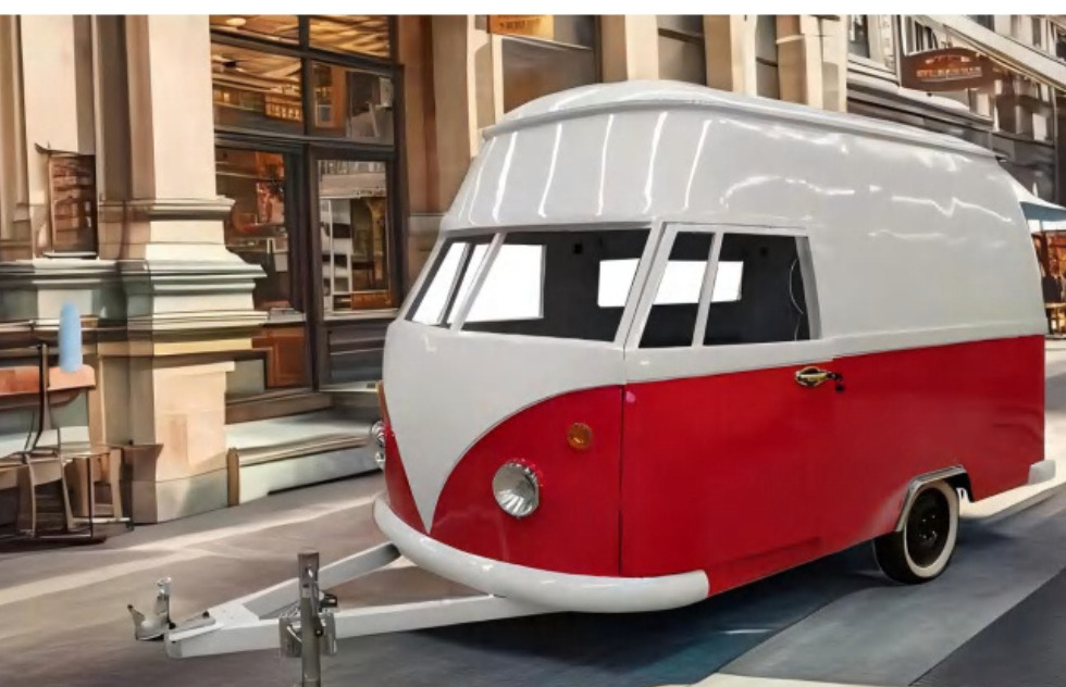 Deli Star Trailer Retro Minivan HR 4300 Towable - EU Standards - Roulote bar: foto 3 Deli Star Trailer Retro Minivan HR 4300 Towable - EU Standards - Roulote bar: foto 3