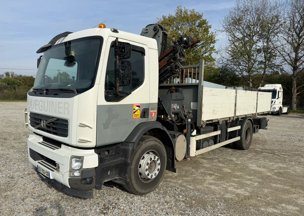 Volvo FE260 - Camião de caixa aberta/ Plataforma, Caminhão grua: foto 1 Volvo FE260 - Camião de caixa aberta/ Plataforma, Caminhão grua: foto 1