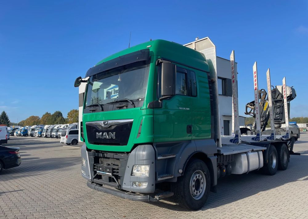 MAN TGX 26.500, 6x4, HDS EPSILOM M12Z, do transportu drewna. - Caminhão florestal, Caminhão grua: foto 2 MAN TGX 26.500, 6x4, HDS EPSILOM M12Z, do transportu drewna. - Caminhão florestal, Caminhão grua: foto 2
