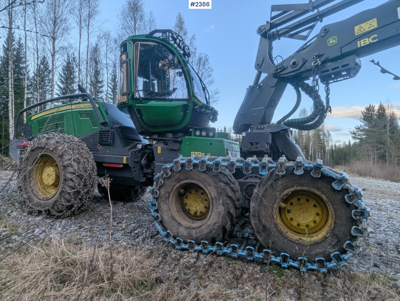 Harvester Harvester John Deere 1170G: foto 6 Harvester Harvester John Deere 1170G: foto 6