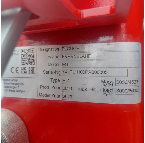 Kverneland EG 100-200-4 schaar - Arado: foto 5 Kverneland EG 100-200-4 schaar - Arado: foto 5