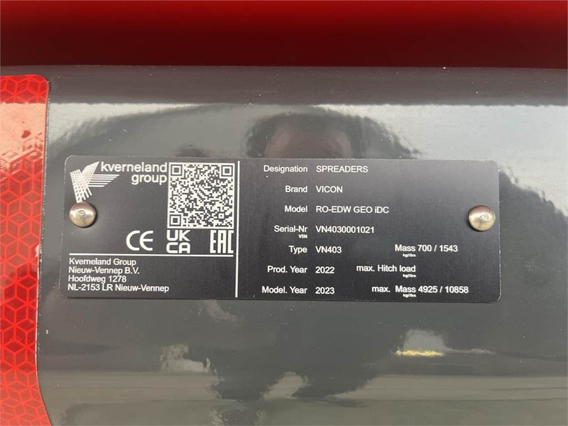 Kverneland RO-EDW GEO SPREAD 1875 - Distribuidor de fertilizantes: foto 5 Kverneland RO-EDW GEO SPREAD 1875 - Distribuidor de fertilizantes: foto 5