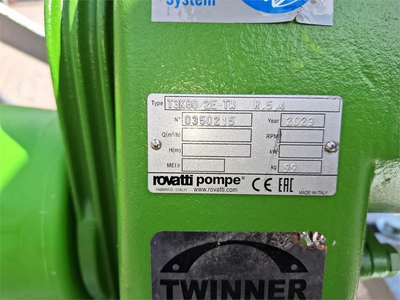 Rovatti T3K80/2E PTO pomp op bok - Pulverizador montado: foto 5 Rovatti T3K80/2E PTO pomp op bok - Pulverizador montado: foto 5