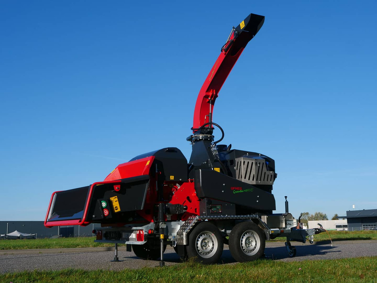 Equipamento florestal, Reboque UFKES Greentec Jaguar 40-80 3.5T: foto 10