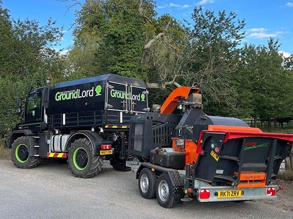 Equipamento florestal, Reboque UFKES Greentec Jaguar 40-80 3.5T: foto 6