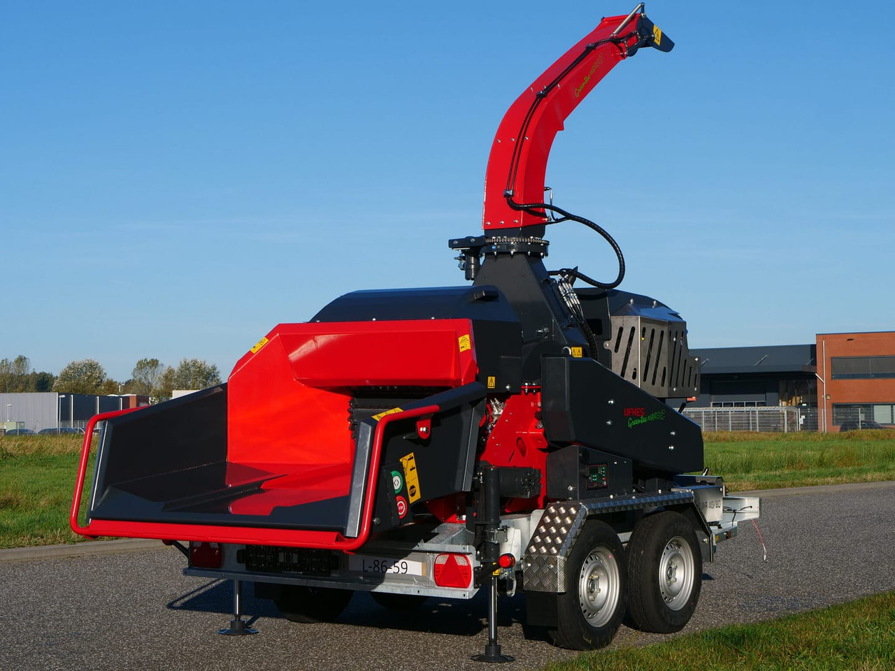 Equipamento florestal, Reboque UFKES Greentec Jaguar 40-80 3.5T: foto 12