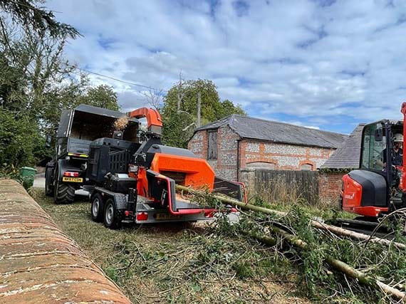 Equipamento florestal, Reboque UFKES Greentec Jaguar 40-80 3.5T: foto 7