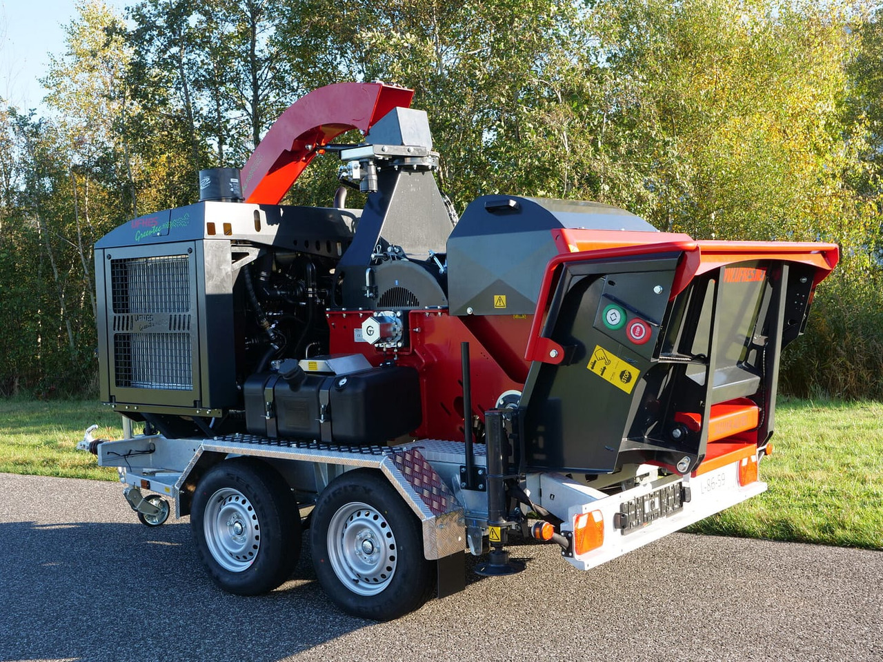 Equipamento florestal, Reboque UFKES Greentec Jaguar 40-80 3.5T: foto 13