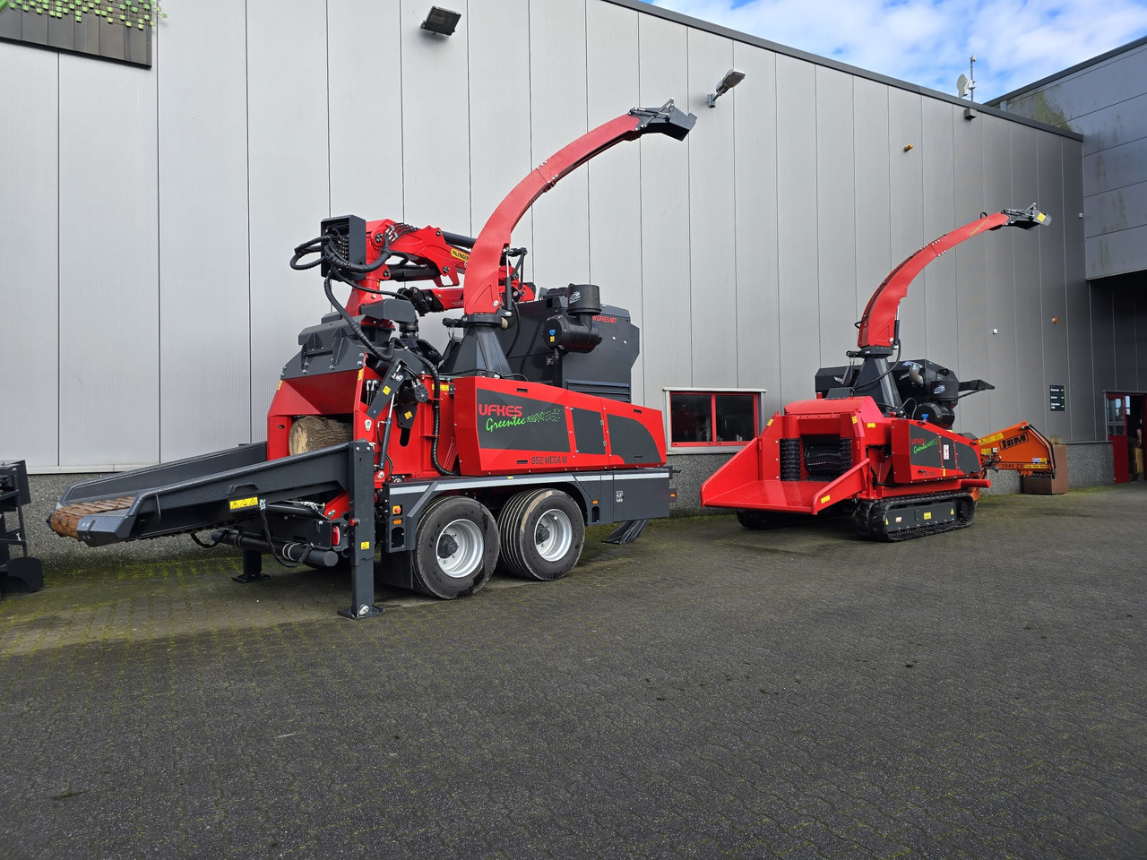 Estilhaçadora de madeira UFKES Greentec 972 Tracked Chipper: foto 17