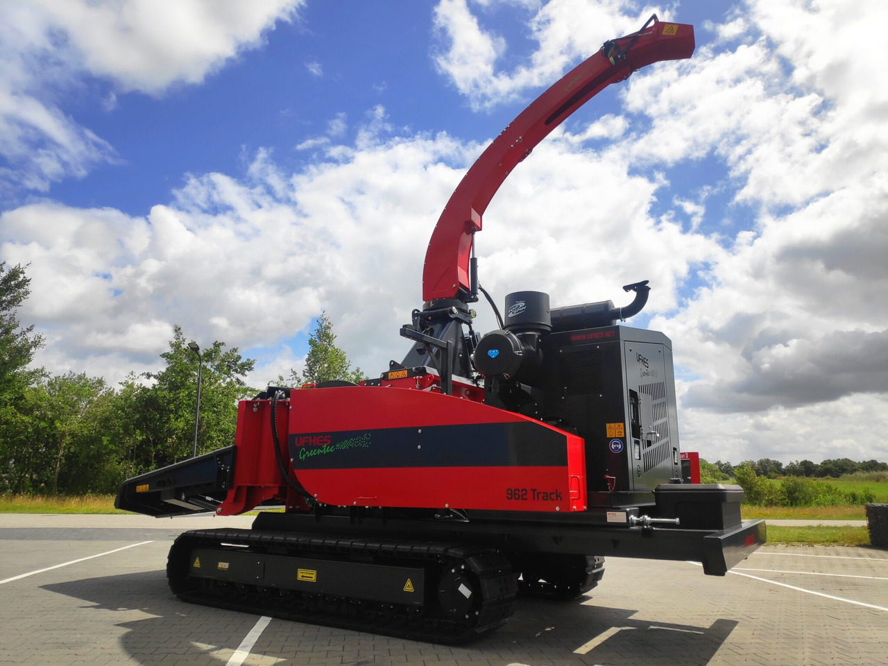 Estilhaçadora de madeira UFKES Greentec 972 Tracked Chipper: foto 12