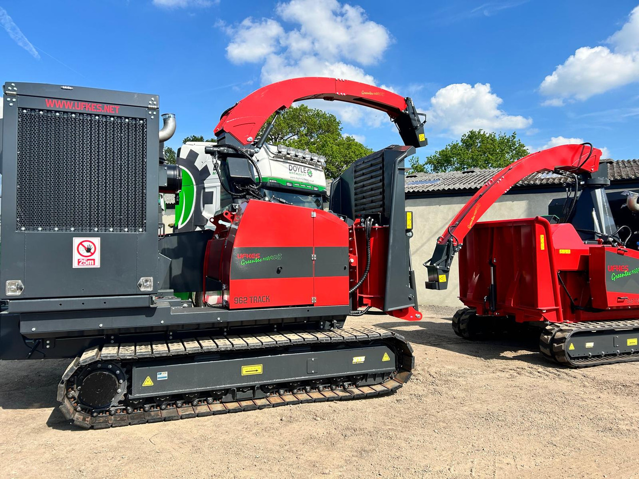 Estilhaçadora de madeira UFKES Greentec 972 Tracked Chipper: foto 9