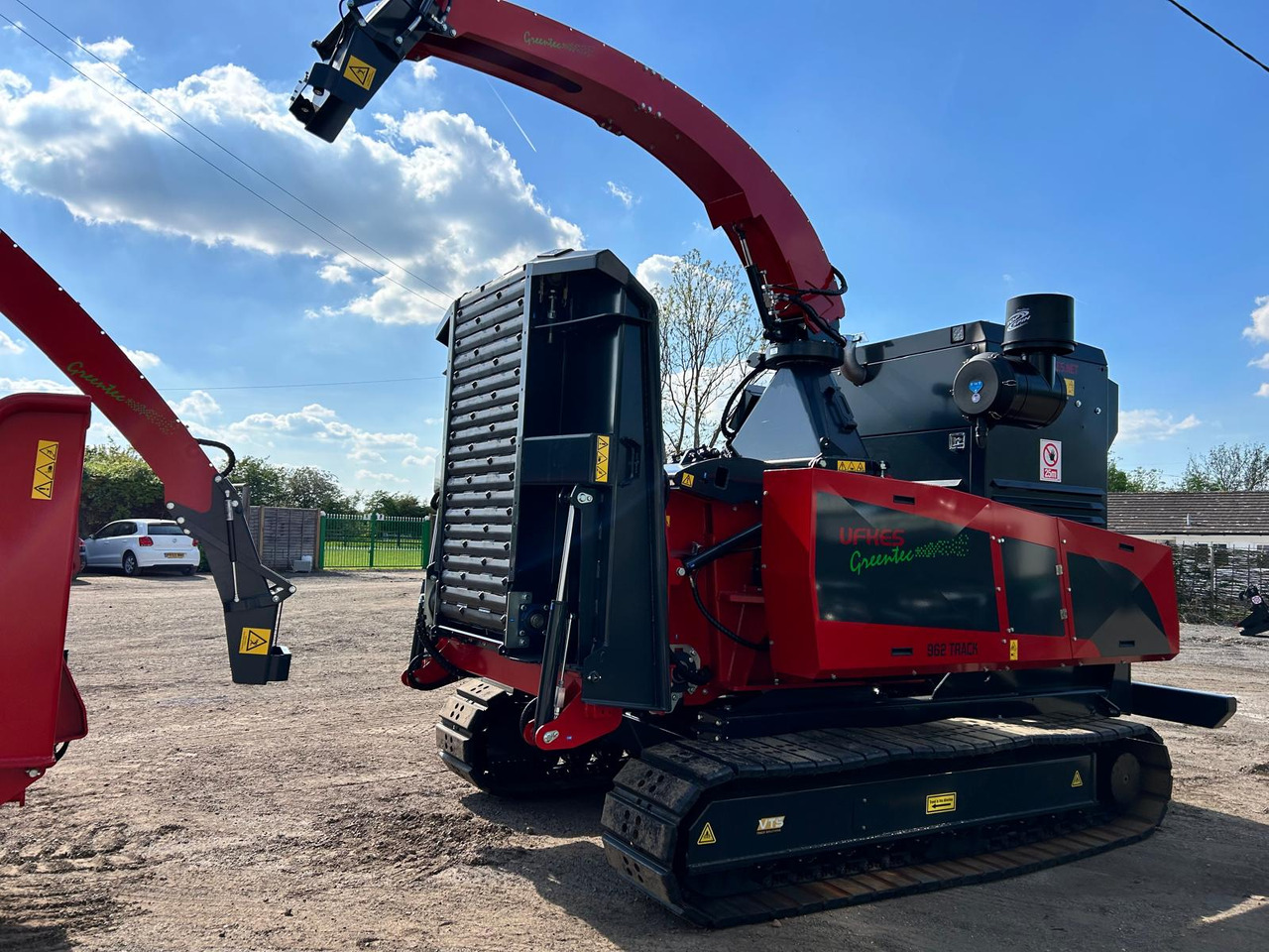 Estilhaçadora de madeira UFKES Greentec 972 Tracked Chipper: foto 11