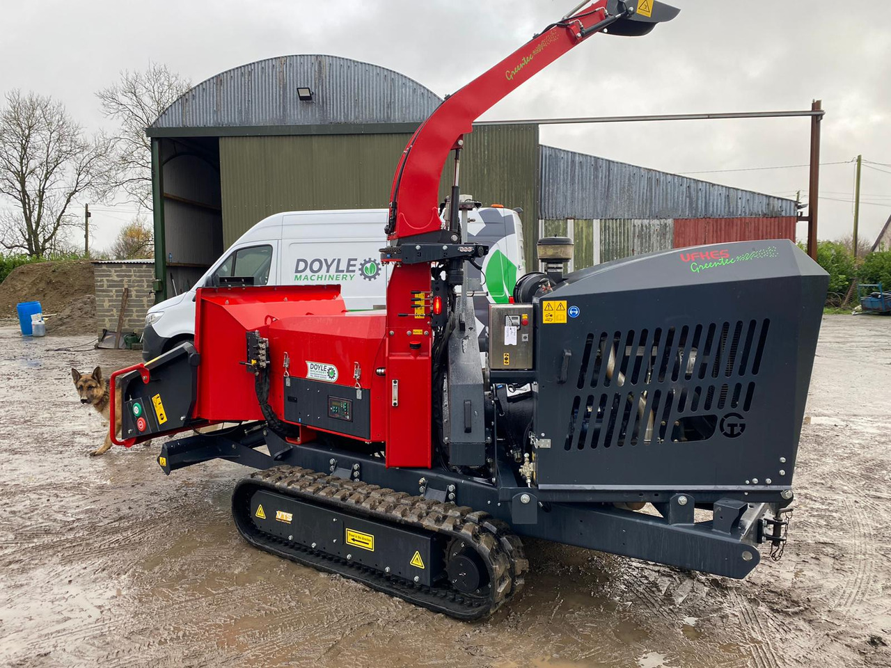 UFKES Greentec Cheetah 30 Tracked - Estilhaçadora de madeira: foto 2 UFKES Greentec Cheetah 30 Tracked - Estilhaçadora de madeira: foto 2