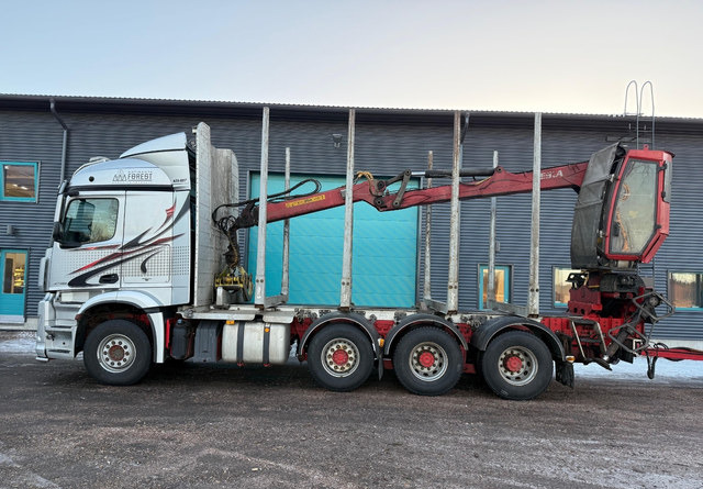 Mercedes-BenzArocs 8x4 Nosturilla! - Caminhão florestal, Caminhão grua: foto 2 Mercedes-BenzArocs 8x4 Nosturilla! - Caminhão florestal, Caminhão grua: foto 2