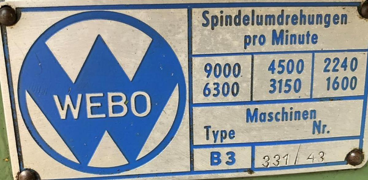 Tischbohrmaschine WEBO - Furadeira de coluna: foto 2 Tischbohrmaschine WEBO - Furadeira de coluna: foto 2