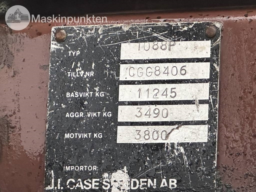 Escavadeira de rodas Case Poclain 1088 P: foto 43 Escavadeira de rodas Case Poclain 1088 P: foto 43