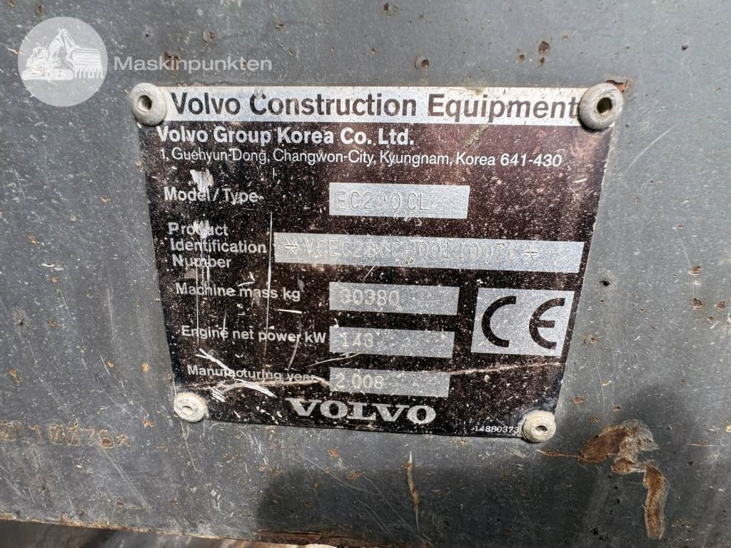 Escavadora de rastos Volvo EC 290 C L: foto 44