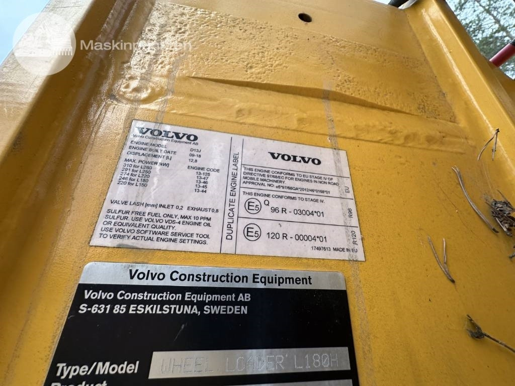 Carregadeira de rodas Volvo L 180 H: foto 15