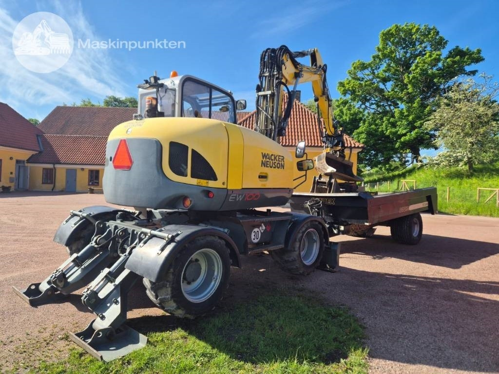 Wacker Neuson EW 100 med vagn - Escavadeira de rodas: foto 5 Wacker Neuson EW 100 med vagn - Escavadeira de rodas: foto 5