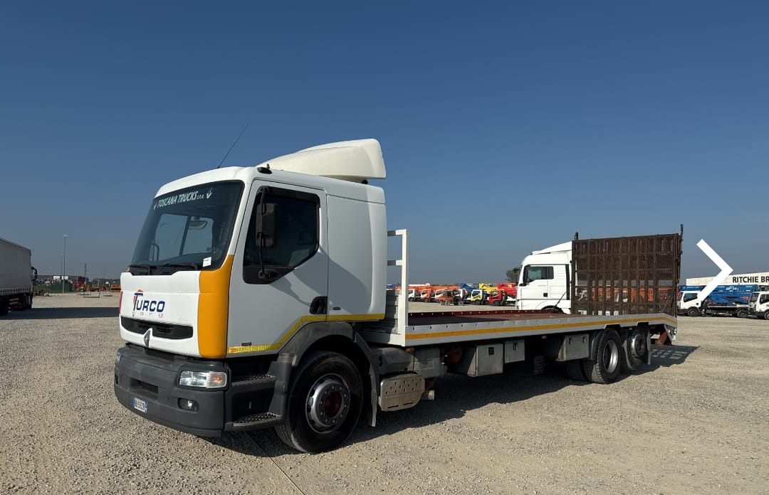RENAULT PREMIUM340 - Camião de caixa aberta/ Plataforma: foto 1 RENAULT PREMIUM340 - Camião de caixa aberta/ Plataforma: foto 1