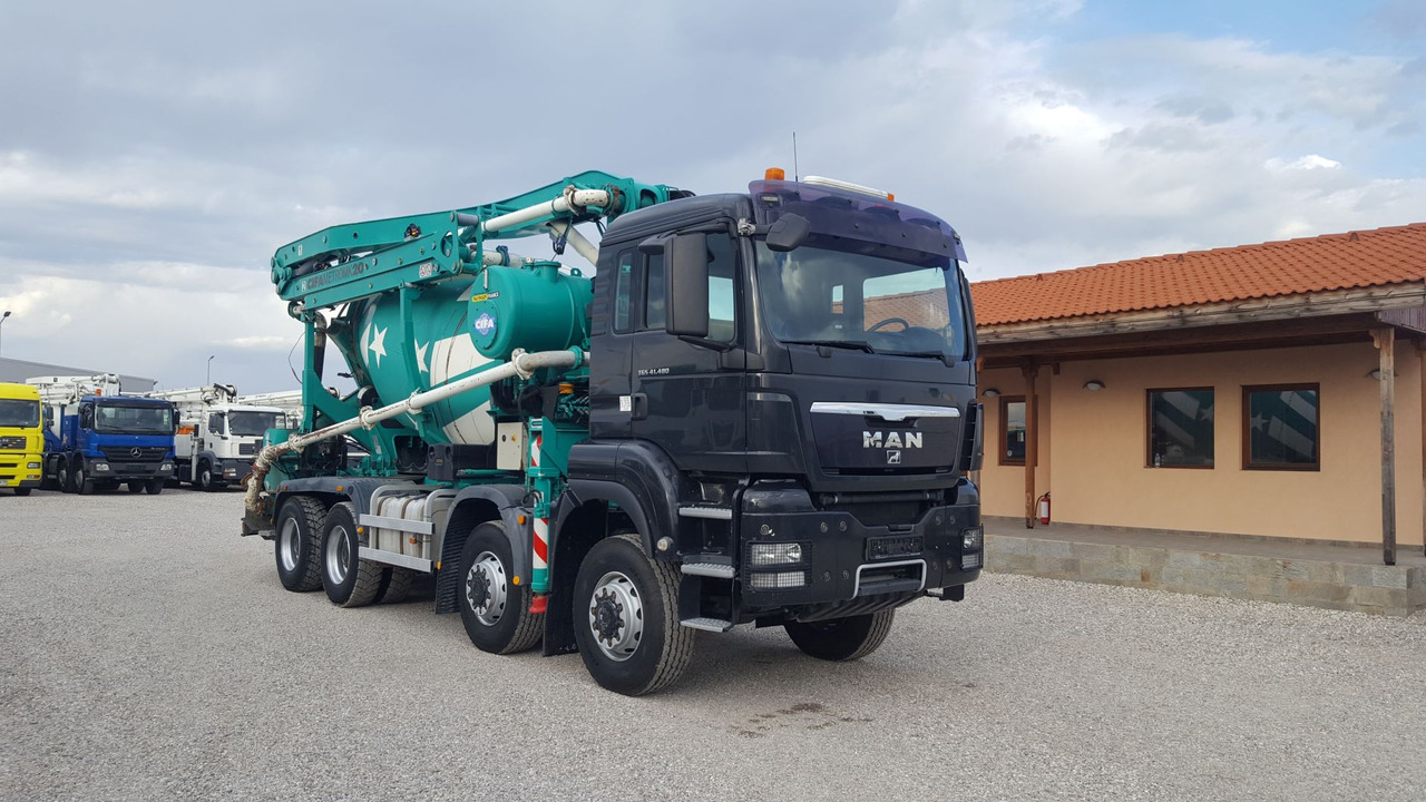 MAN TGS 41.480 CIFA MK20M 8X6 - Autobetoneira com bomba: foto 1 MAN TGS 41.480 CIFA MK20M 8X6 - Autobetoneira com bomba: foto 1