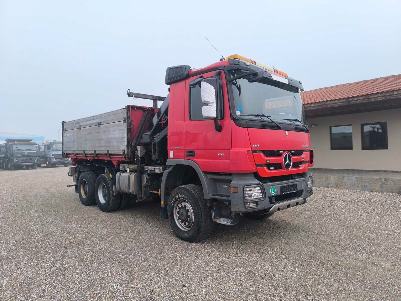 Mercedes-Benz ACTROS 3355 V8 6X6 HIAB 211 EP-5 HIPRO - Caminhão basculante, Caminhão grua: foto 1 Mercedes-Benz ACTROS 3355 V8 6X6 HIAB 211 EP-5 HIPRO - Caminhão basculante, Caminhão grua: foto 1
