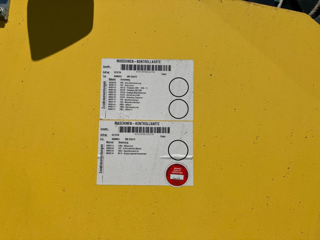 BOMAG DE BM 2200/75 Stage IV/Tier 4f - Aplainadora (Fresadora): foto 3 BOMAG DE BM 2200/75 Stage IV/Tier 4f - Aplainadora (Fresadora): foto 3
