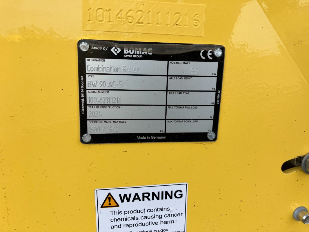 BOMAG DE BW 90 AC-5 - Rolo: foto 2 BOMAG DE BW 90 AC-5 - Rolo: foto 2