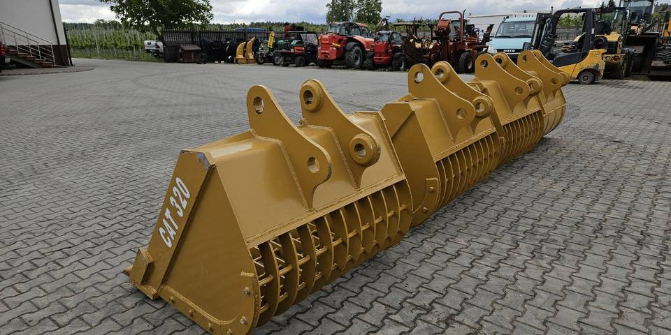 Łyżka ażurowa przesiewająca do koparki 18-25t sworzeń 80mm - Balde de Máquina de construção: foto 5 Łyżka ażurowa przesiewająca do koparki 18-25t sworzeń 80mm - Balde de Máquina de construção: foto 5