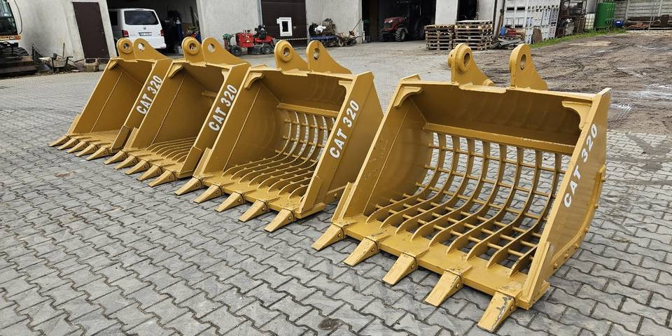 Łyżka ażurowa przesiewająca do koparki 18-25t sworzeń 80mm - Balde de Máquina de construção: foto 3 Łyżka ażurowa przesiewająca do koparki 18-25t sworzeń 80mm - Balde de Máquina de construção: foto 3