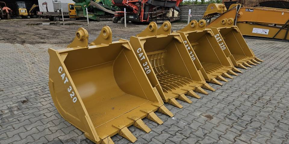 Łyżka ażurowa przesiewająca do koparki 18-25t sworzeń 80mm - Balde de Máquina de construção: foto 2 Łyżka ażurowa przesiewająca do koparki 18-25t sworzeń 80mm - Balde de Máquina de construção: foto 2