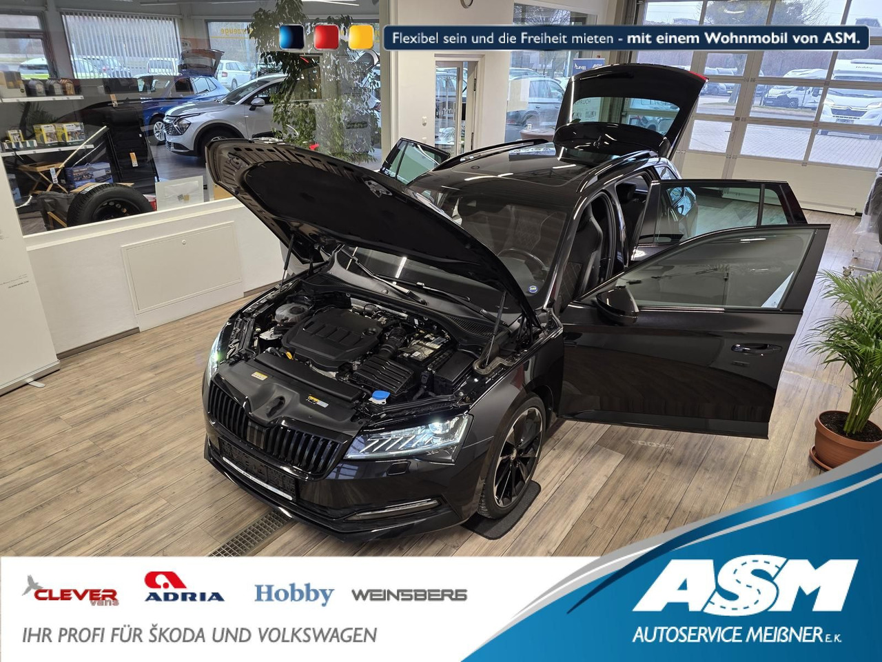 Skoda Superb Combi Sportline 2,0 TDI 4x4*PSD*360°*AHK* - Automóvel: foto 1 Skoda Superb Combi Sportline 2,0 TDI 4x4*PSD*360°*AHK* - Automóvel: foto 1