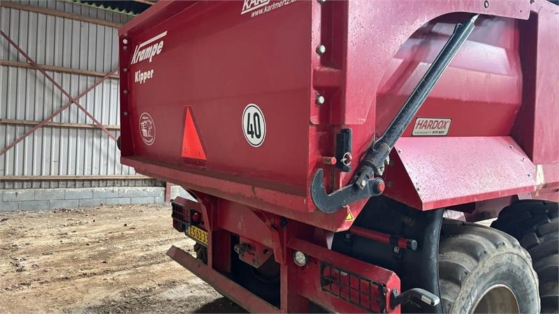 Krampe SK 550 Entreprenørvogn med Hardox kasse SK 500 - Reboque basculante agrícola: foto 4 Krampe SK 550 Entreprenørvogn med Hardox kasse SK 500 - Reboque basculante agrícola: foto 4