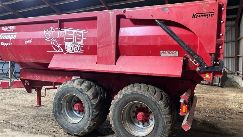 Krampe SK 550 Entreprenørvogn med Hardox kasse SK 500 - Reboque basculante agrícola: foto 3 Krampe SK 550 Entreprenørvogn med Hardox kasse SK 500 - Reboque basculante agrícola: foto 3