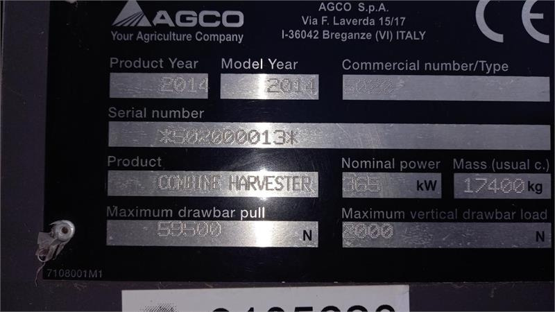 Massey Ferguson 9380 DELTA med 35 fods Powerflow - Ceifeira debulhadora: foto 4 Massey Ferguson 9380 DELTA med 35 fods Powerflow - Ceifeira debulhadora: foto 4