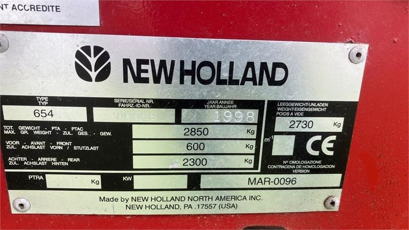 New Holland 654 RUNDBALLEPRESSER Cropcutter - Enfardadeira de fardos redondos: foto 5 New Holland 654 RUNDBALLEPRESSER Cropcutter - Enfardadeira de fardos redondos: foto 5