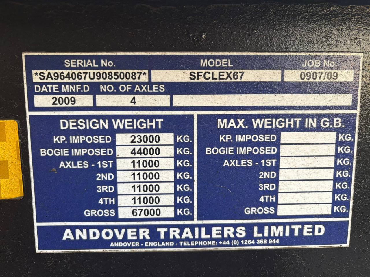 ANDOVER SFCLEX 67 - Máquina de outro: foto 5 ANDOVER SFCLEX 67 - Máquina de outro: foto 5