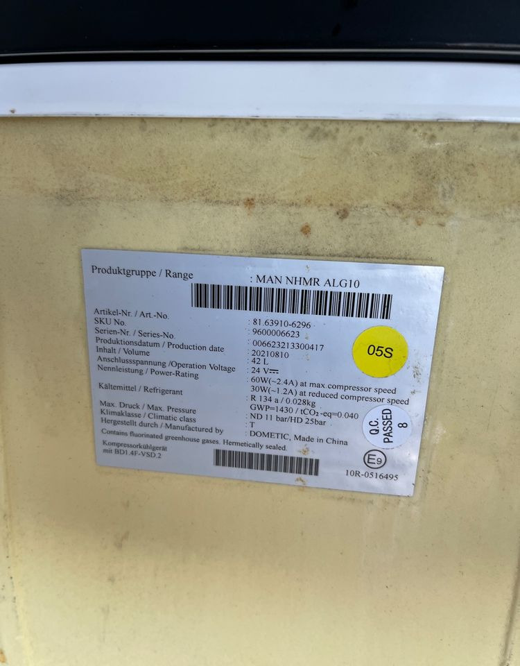 Lodówka MAN TG3 TGX nowy model chłodziarka - Cabine e interior de Caminhão: foto 4 Lodówka MAN TG3 TGX nowy model chłodziarka - Cabine e interior de Caminhão: foto 4