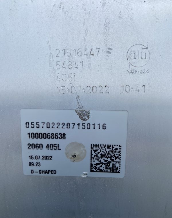 Zbiornik paliwa Volvo FH FM Renault 405 litrów bak 101 cm - Tanque de combustível de Caminhão: foto 5 Zbiornik paliwa Volvo FH FM Renault 405 litrów bak 101 cm - Tanque de combustível de Caminhão: foto 5