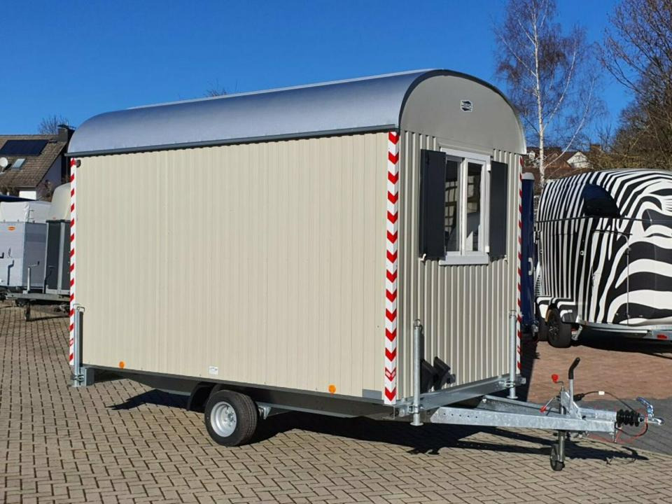 Bauwagen 80km/h PKW Anhänger WEIRO Schnellläufer Sofort verfügbar - Casa contentor, Reboque: foto 2 Bauwagen 80km/h PKW Anhänger WEIRO Schnellläufer Sofort verfügbar - Casa contentor, Reboque: foto 2